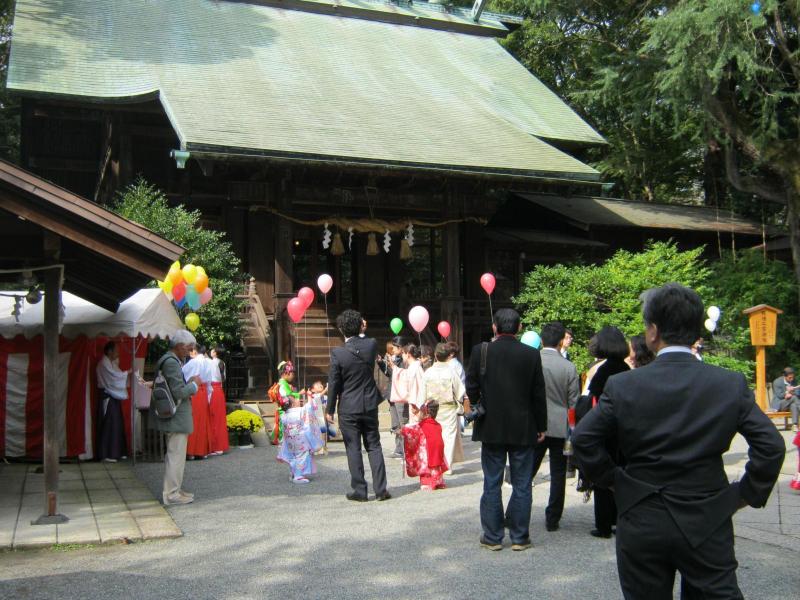 報徳会館七五三の日 社務日誌